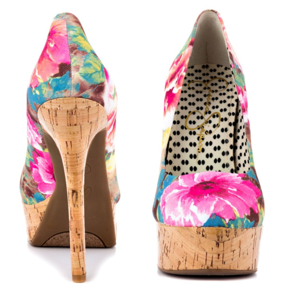 ☆HP☆ ♡ Jessica Simpson ♡ Waleo heels in multi - Picture 4 of 8